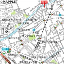 東村山市恩多町3丁目 地図